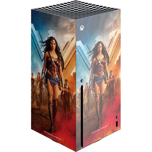 DC Comics Wonder Woman Main characters Poster Xbox Series X Console Skin