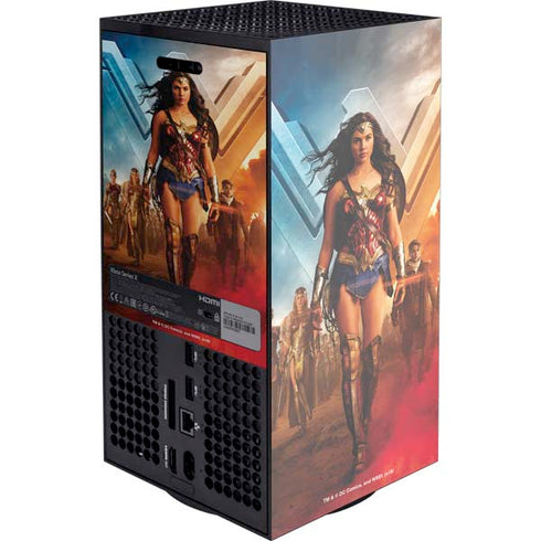 DC Comics Wonder Woman Main characters Poster Xbox Series X Console Skin