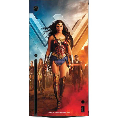 DC Comics Wonder Woman Main characters Poster Xbox Series X Console Skin