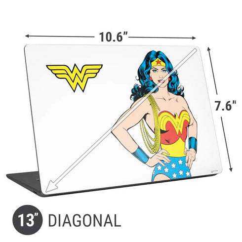 DC Comics Wonder Woman Classic Art Pose Universal Laptop 13in (10.6 x 7.6in) Skin