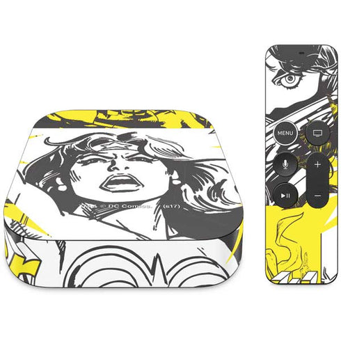 DC Comics Wonder Woman Vintage Comic Art Apple TV Skin