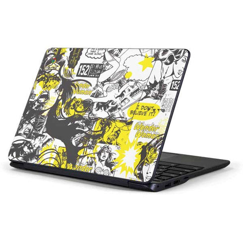 DC Comics Wonder Woman Vintage Comic Art Samsung Chromebook Skin