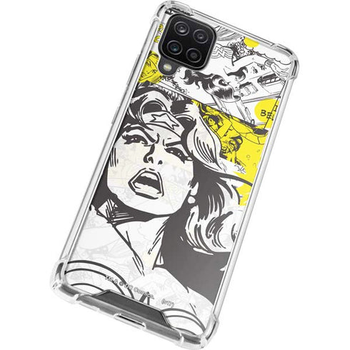 DC Comics Wonder Woman Vintage Comic Art Galaxy A12 Clear Case
