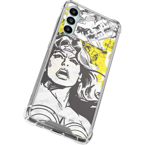 DC Comics Wonder Woman Vintage Comic Art Galaxy A14 5G Clear Case