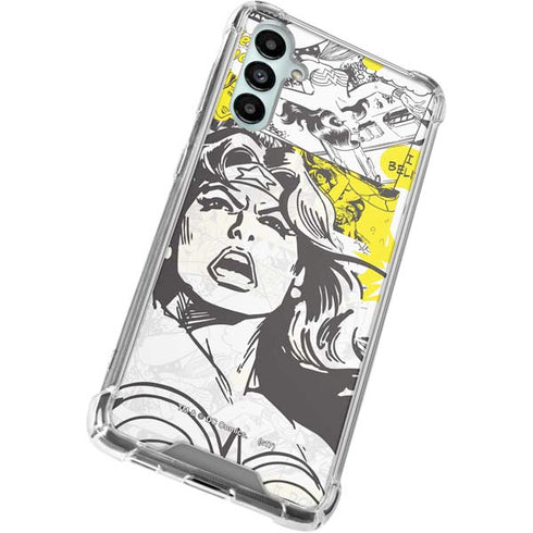 DC Comics Wonder Woman Vintage Comic Art Galaxy A15 5G Clear Case