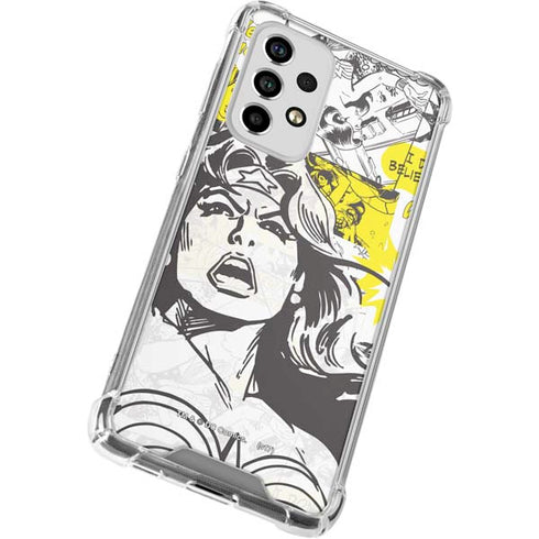 DC Comics Wonder Woman Vintage Comic Art Galaxy A53 5G Clear Case