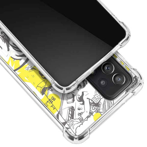 DC Comics Wonder Woman Vintage Comic Art Galaxy A72 5G Clear Case