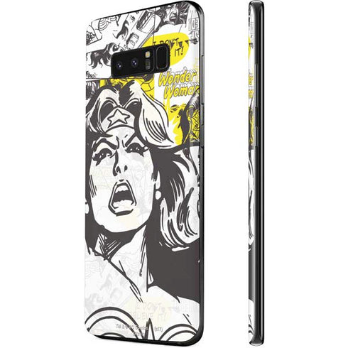 DC Comics Wonder Woman Vintage Comic Art Galaxy Note 8 Skin