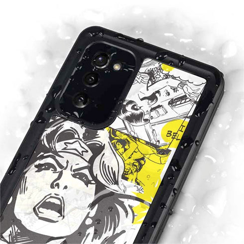 DC Comics Wonder Woman Vintage Comic Art Galaxy Note20 5G Waterproof Case