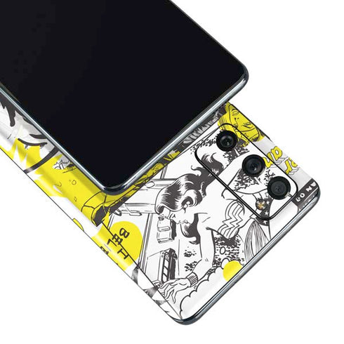 DC Comics Wonder Woman Vintage Comic Art Galaxy S20 Fan Edition Skin