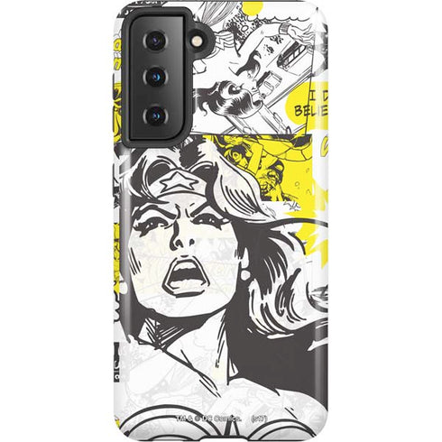 DC Comics Wonder Woman Vintage Comic Art Galaxy S21 5G Pro Case