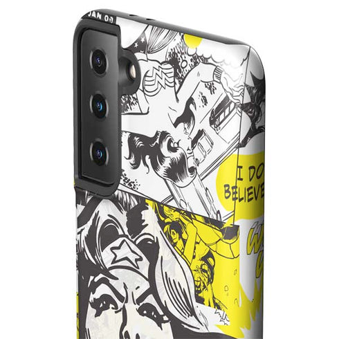 DC Comics Wonder Woman Vintage Comic Art Galaxy S21 Plus 5G Pro Case