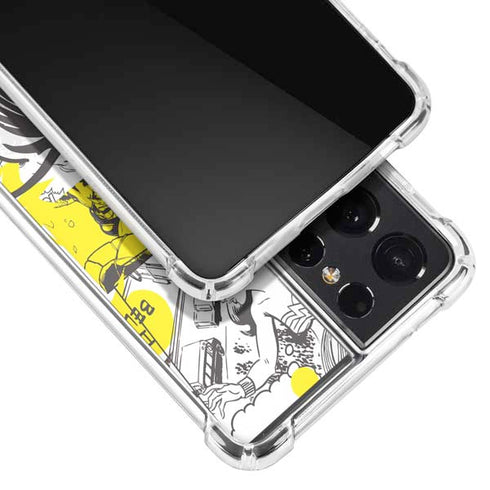 DC Comics Wonder Woman Vintage Comic Art Galaxy S21 Ultra 5G Clear Case