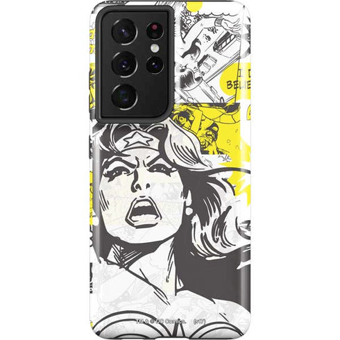DC Comics Wonder Woman Vintage Comic Art Galaxy S21 Ultra 5G Pro Case