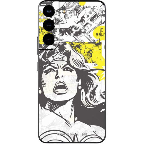 DC Comics Wonder Woman Vintage Comic Art Galaxy S22 Skin