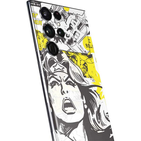 DC Comics Wonder Woman Vintage Comic Art Galaxy S22 Ultra Skin