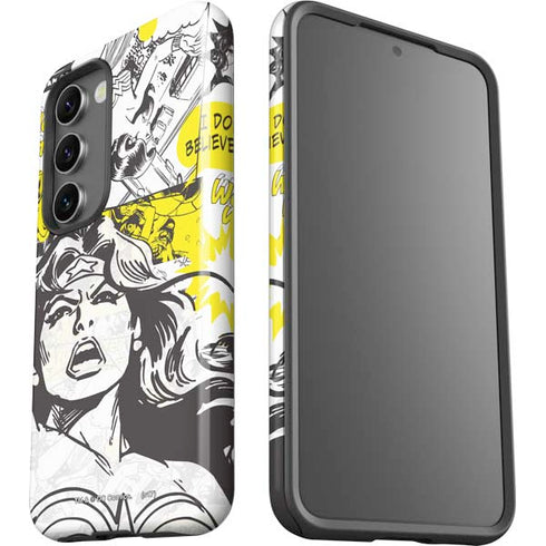 DC Comics Wonder Woman Vintage Comic Art Galaxy S23 Plus Pro Case