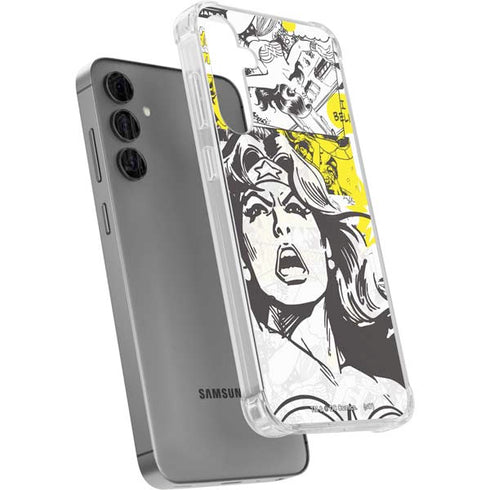 DC Comics Wonder Woman Vintage Comic Art Galaxy S24 Plus Clear Case