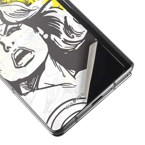 DC Comics Wonder Woman Vintage Comic Art Galaxy Z Fold2 5G Skin
