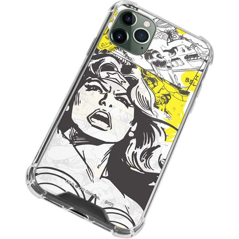 DC Comics Wonder Woman Vintage Comic Art iPhone 12 Pro Clear Case