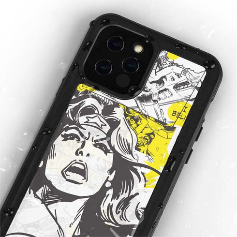 DC Comics Wonder Woman Vintage Comic Art iPhone 12 Pro Waterproof Case