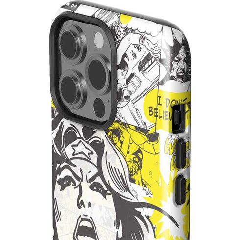 DC Comics Wonder Woman Vintage Comic Art iPhone 15 Pro Impact Case