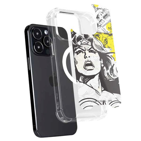 DC Comics Wonder Woman Vintage Comic Art iPhone 14 Pro Max MagSafe Case