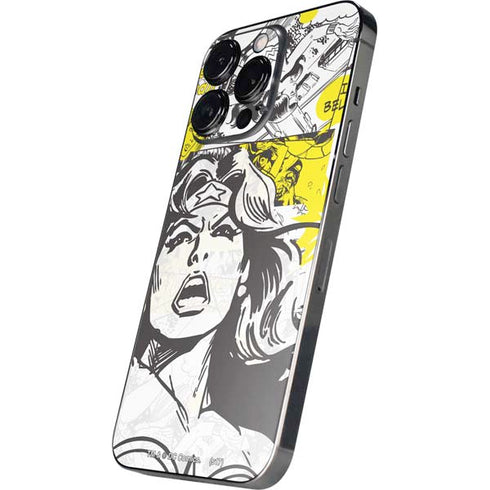 DC Comics Wonder Woman Vintage Comic Art iPhone 14 Pro Skin