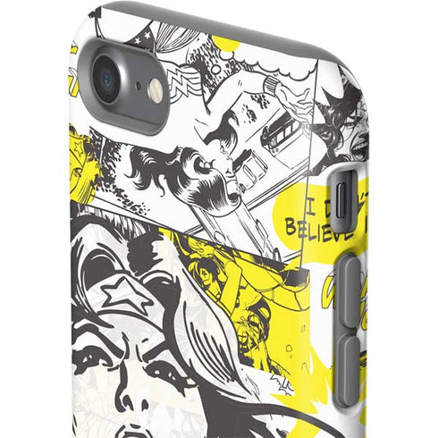 DC Comics Wonder Woman Vintage Comic Art iPhone SE (2nd & 3rd Gen) Pro Case
