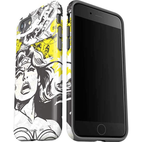 DC Comics Wonder Woman Vintage Comic Art iPhone SE (2nd & 3rd Gen) Pro Case