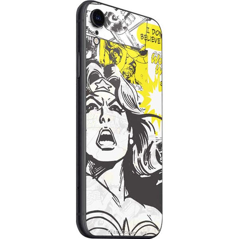 DC Comics Wonder Woman Vintage Comic Art iPhone SE (2nd & 3rd Gen) Skin