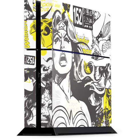 DC Comics Wonder Woman Vintage Comic Art PS4 Console Skin