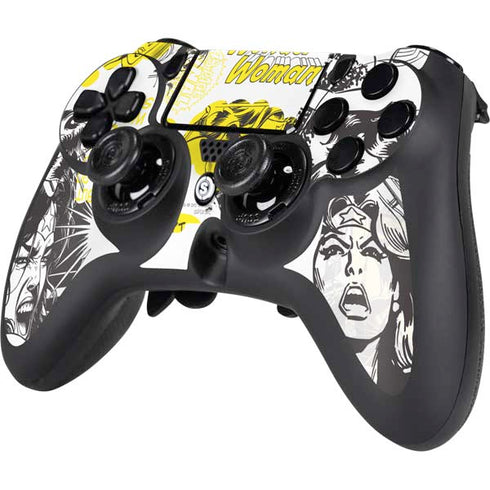 DC Comics Wonder Woman Vintage Comic Art PS4/PC SCUF Impact Controller Skin
