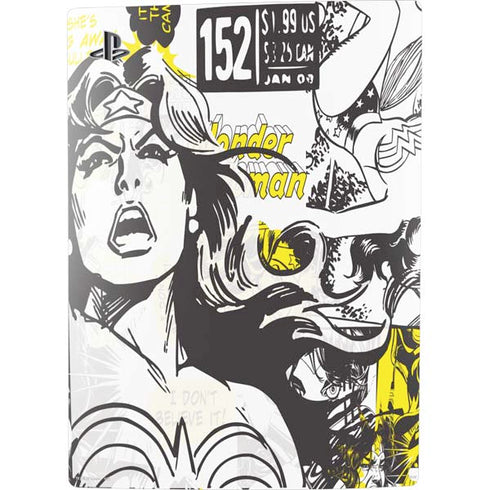 DC Comics Wonder Woman Vintage Comic Art PS5 Digital Edition Console Skin