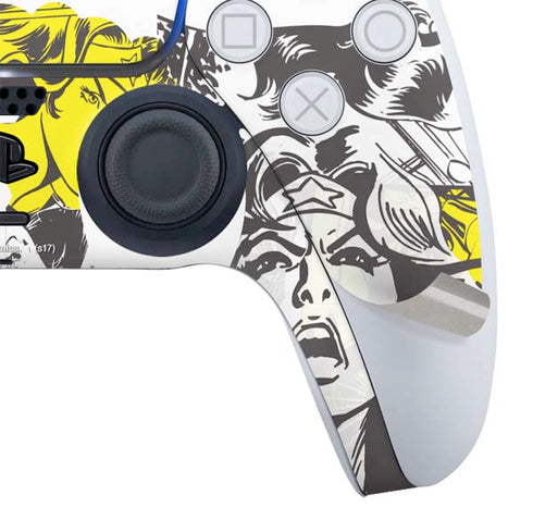 DC Comics Wonder Woman Vintage Comic Art PS5 Slim Digital Edition Bundle Skin