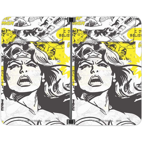 DC Comics Wonder Woman Vintage Comic Art Surface Duo Skin