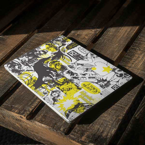 DC Comics Wonder Woman Vintage Comic Art Surface Laptop 2 Skin