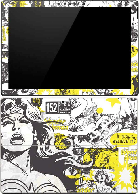 DC Comics Wonder Woman Vintage Comic Art Surface Pro (2017) Skin