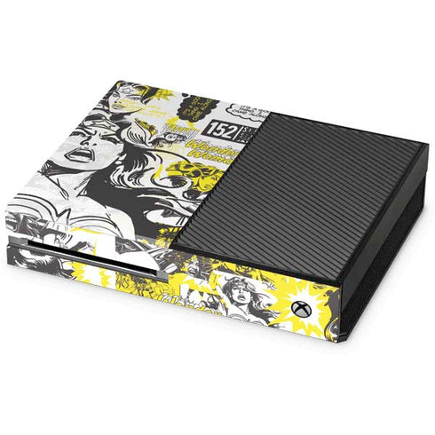 DC Comics Wonder Woman Vintage Comic Art Xbox One Console Skin