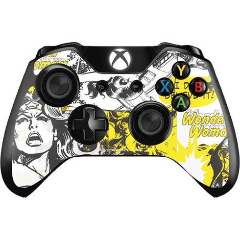 DC Comics Wonder Woman Vintage Comic Art Xbox One Controller Skin