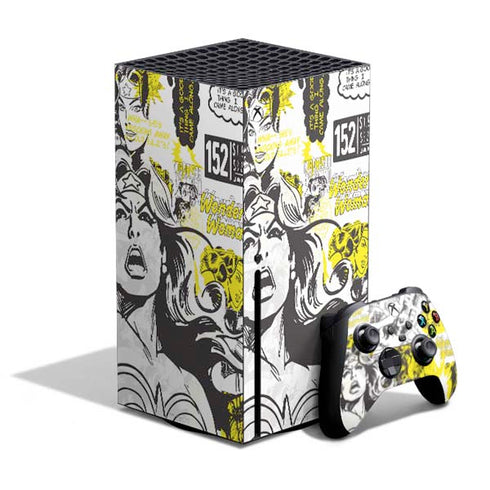 DC Comics Wonder Woman Vintage Comic Art Xbox Series X Bundle Skin