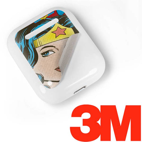 DC Comics Wonder Woman Vintage Profile Apple AirPods Skin