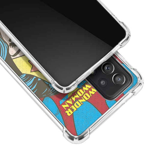 DC Comics Wonder Woman Vintage Profile Galaxy A52 5G Clear Case