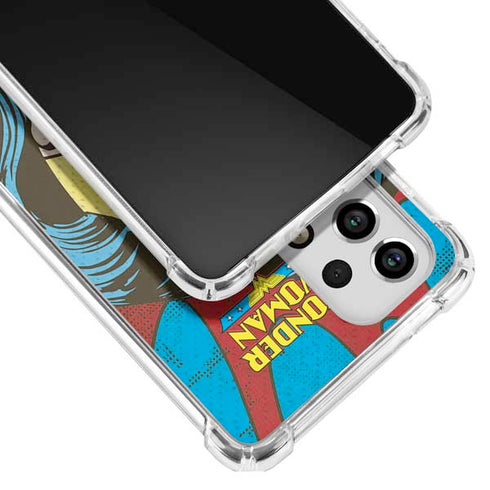 DC Comics Wonder Woman Vintage Profile Galaxy A53 5G Clear Case