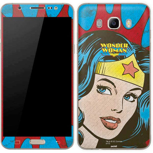 DC Comics Wonder Woman Vintage Profile Galaxy J7 Skin