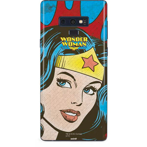 DC Comics Wonder Woman Vintage Profile Galaxy Note 9 Skin