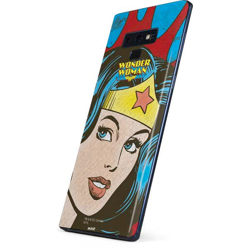 DC Comics Wonder Woman Vintage Profile Galaxy Note 9 Skin