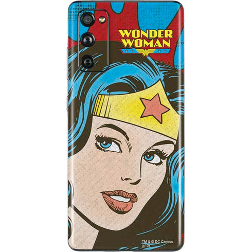 DC Comics Wonder Woman Vintage Profile Galaxy S20 Fan Edition Skin