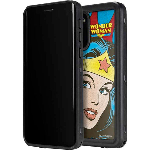 DC Comics Wonder Woman Vintage Profile Galaxy S20 Waterproof Case