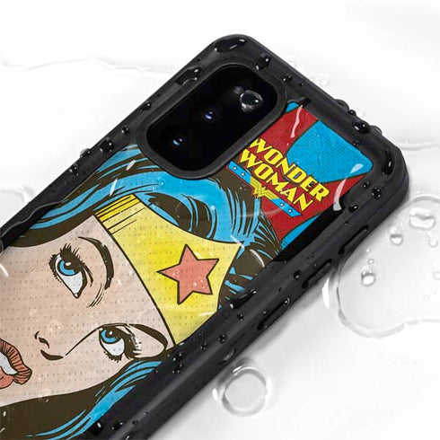 DC Comics Wonder Woman Vintage Profile Galaxy S20 Waterproof Case